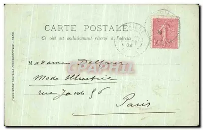 LE DAUPHINÉ — Cachoeira da Ouriçaria — L.L. Delfour — Verso
