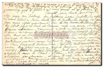 Allevard-les-Bains — Vista panoramica — Cartolina d'epoca n°85 — Verso