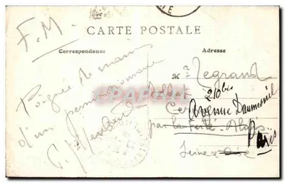 O Massif do Couvent (lado oeste) — O Couvent da Grande-Chartreuse — Sarret, editor — Verso