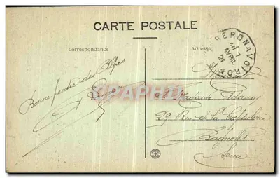 Rodovia de La Chartreuse - Entrada do Deserto — Dauphiné — C. Bauler, França — n° 301 bis — Verso