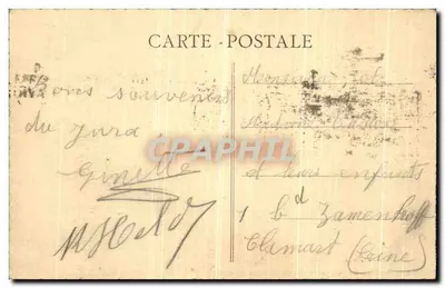 Salins-les-Bains (Jura) — Algemene uitzicht (stroomafwaarts) n° 2 — Ed. Flouet, Bagnes — Achterkant