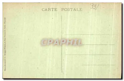 Chaux-des-Crotenay - El puente y el salto de agua — Sini-Bromure A. Bréger, París — Reverso