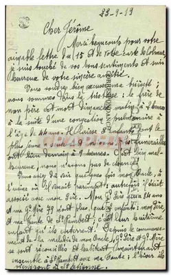 Saint-Étienne — Igreja de São Francisco — Bilhete postal antigo n°45 — Verso