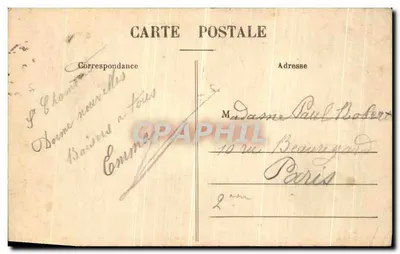Saint-Chamond - Jardim Público — J. Gonin, editor, St-Chamond — Verso
