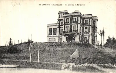 Le Chambon-Feugerolles — O Castelo de Bergognon — Darves-Blanc, editor St-Etienne