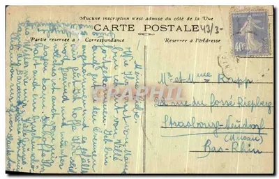 Le Chambon-sur-Lignon (Haute-Loire) — Letnia stacja na wysokości 950 m — Ogólny widok — Wyd. P. Berthécas w Tence — Rewers