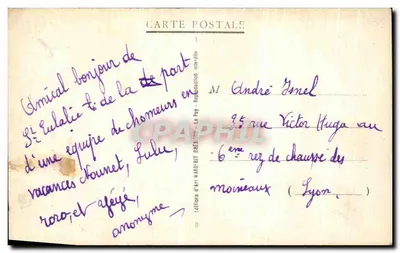 Le Bac de l'Ecurie de la Ferme de Loire — Source de la Loire — Wydawca M.8 — Rewers