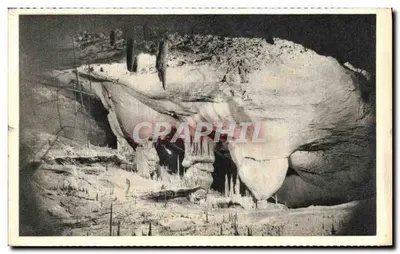 Grottes de Lacave (Lot) — As Três Parcas — Edição J. Verpail, em Saint-Céré