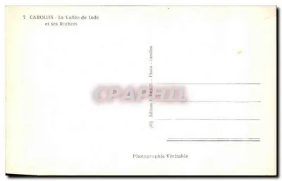 Carolles - A Vale do Lude e seus Rochos — J. Rebel — n°7 — Verso