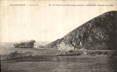 De Granville ao Mont-Saint-Michel — CAROLLES — Caminho da Mar — C.P.A. n°46