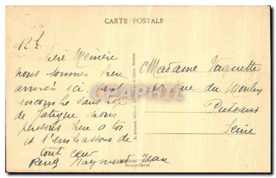 Mayenne - Quai de la République — widok rzeki z łodzią — wydawca Gaby, nr 11 — Rewers