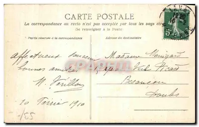 Laval — Muzeum — Kolekcja B. D. Laval, nr 10 — Rewers