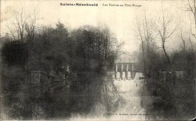 Sainte-Ménéhould — As Válvulas no Ponte Vermelha — Edição F. Moisson