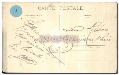 Sainte-Ménéhould — As Válvulas no Ponte Vermelha — Edição F. Moisson — Verso