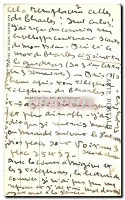 St-Gervais-les-Bains no inverno — O Monte Joly — editor Braun & Cie, Mulhouse-Dornach, n° 25150 — Verso