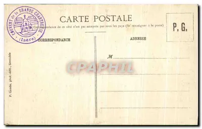 Puente Saint-Bruno — Ruta de la Grande-Chartreuse — P. Gaude, fot. ed. (Isère) — Reverso