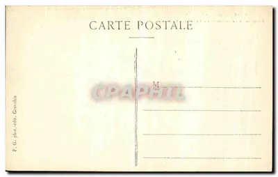 Environs de GRENOBLE — Route de St-Pancrasse — La Vallée de l'Isère — n°541 — Verso