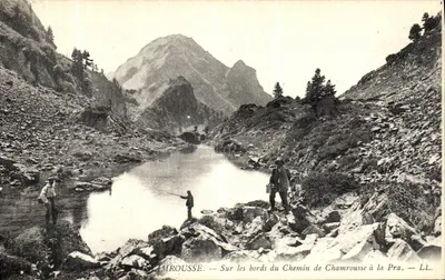 Chamrousse — Ao longo das margens do Caminho de Chamrousse para a Pra. — LL.