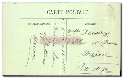 Statua della Vergine alla Grande Chartreuse — Miribel-les-Echelles (Isère) — editore LL — Verso