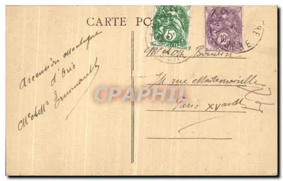 Most w Ponsonnes — Dauphiné, Trasa z Mens do La Mure — Wydawca E. R. n° 585 — Rewers