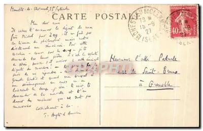 Monestier-de-Clermont — Vista geral — E.R. (editor) — Verso
