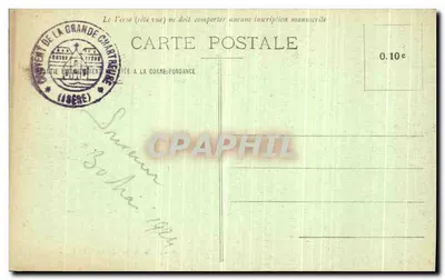 Grande-Chartreuse — Algemene uitzicht — Dauphiné, onbekende uitgever, serie-nummer niet zichtbaar — Achterkant