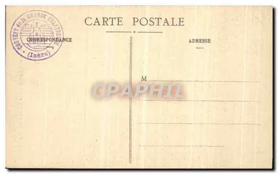 La Cascada De Fourveirière — Ruta De La Grande-Chartreuse — J. G. edit, Voiron, n° 123 — Reverso
