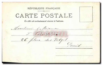 Lever de Soleil sobre o Isère — Grenoble — Editor Emile Marmet, rua Félix Poulat, 3 — Verso
