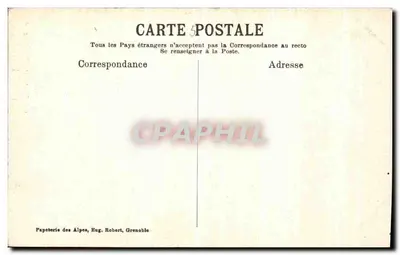 Interior da basílica — Pelerinagem de Nossa Senhora de La Salette — Dauphiné, n°613 — Verso