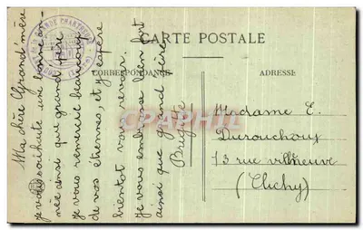 Saint-Pierre-de-Chartreuse e o Chamechaude — Dauphiné — editor não identificado, n° de série 810 — Verso