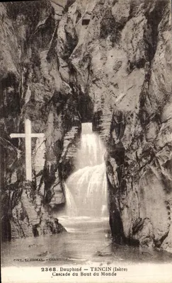 Cachoeira do Fim do Mundo — Dauphiné — Tencin (Isère) — Coll. La Grimal - Chambéry, n° 2368