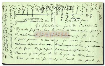 Vizille — O Castelo e a Pequena Lagoa — Rapid-Photo — Verso