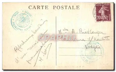 Dauphiné — Mosteiro da Grande-Chartreuse — CI. A. V. n° 56 — Verso