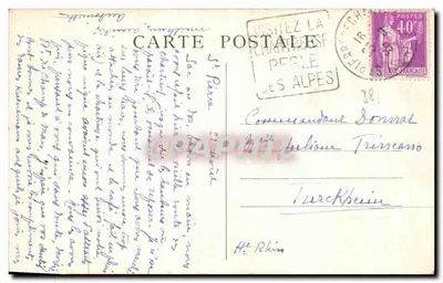 Dauphiné — Estrada da Grande Chartreuse — Entrada do deserto — CI.A.V. 79 — Verso