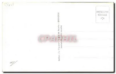 Laffrey - Estátua de Napoleão 1º — edição La Cigogne, n°1234 — Verso