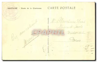 Ruta de la Chartreuse — Túnel en las Alpes — Oddeloux — Reverso