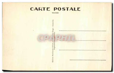 Zamek w Vizille (XVII wiek) i ogród. — Rewers