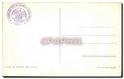 Kaplica św. Brunona — Trasa Chartreuse — Cliché Oddoux — Rewers