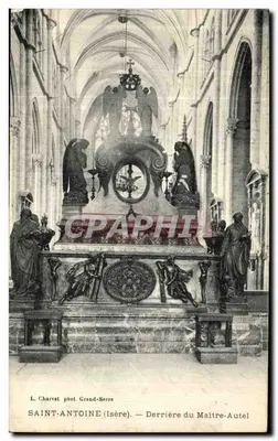 Saint-Antoine (Isère) — Detrás do Maître-Autel — L. Charvat fot. Grand-Serre