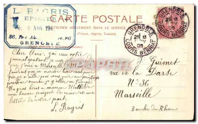 Le Moucherotie, uitzicht genomen vanuit La Pinéa — Fot. Serbonnel — Grenoble — Achterkant