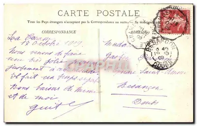 Dauphiné — Skoczek Carré de la Terrasse — Eug. Robert, Grenoble — Rewers