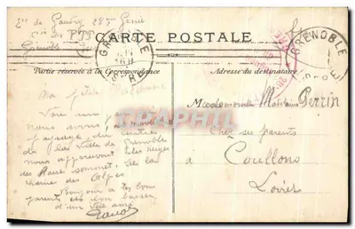 Os Lagos de Laffrey — Dauphiné pitoresco — LL. n°13 — Verso
