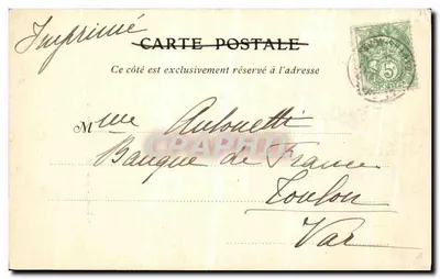 Z Bourg d'Oisans do La Grave — Tunel Chambon — Papeterie des Alpes, Eug. Robert, Grenoble — Rewers
