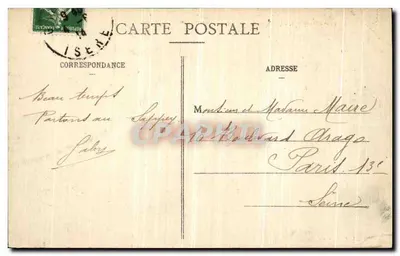 Uriage-les-Bains — widok panoramiczny — Zbiór L. P., Grenoble — Rewers