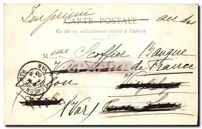Allevard-les-Bains — De Waterval — Fot. Blango, nr. 610 — Achterkant