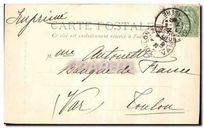 Okręgi Grenoble — Sassenage — Wodospad Gouffre Bleu (Zima). O.V. — Papeterie des Alpes Eng. Robert, Grenoble — Rewers