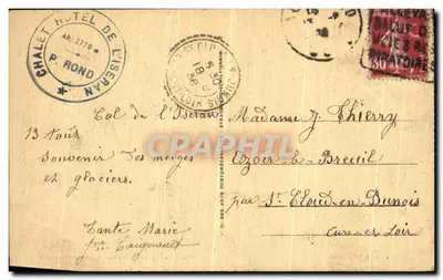 Rodovia do Iseran - Casa de Guarda e Curvas — VAL d'ISÈRE, editor não identificado, n° 87 — Verso