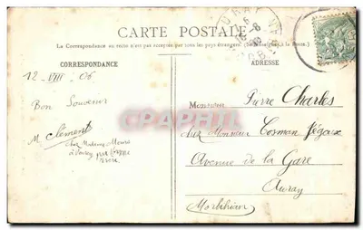 Weg naar St-Pancrasse en de Dent de Crolles — Cliché A. V. — Colleet, L. P., Grenoble — Achterkant