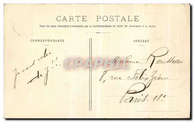 Bourgoin — Place Carnot i Kościół — Vialatte, fot., Oyonnax (Ain) — Rewers