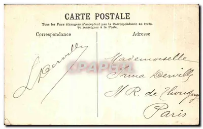 Dauphiné — Le Vercors. Ruta de los Grandes Goulets (invierno) — Papeterie des Alpes, Eug. Robert, Grenoble. Fot. Rivière. No. 5 — Reverso